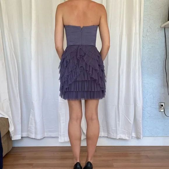 BCBG dress, size 2, purple - Picture 2 of 5
